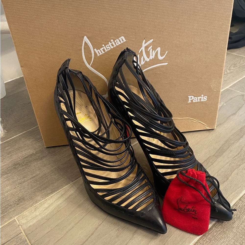 Christian Louboutin 37.5 Boot Gortik Heel